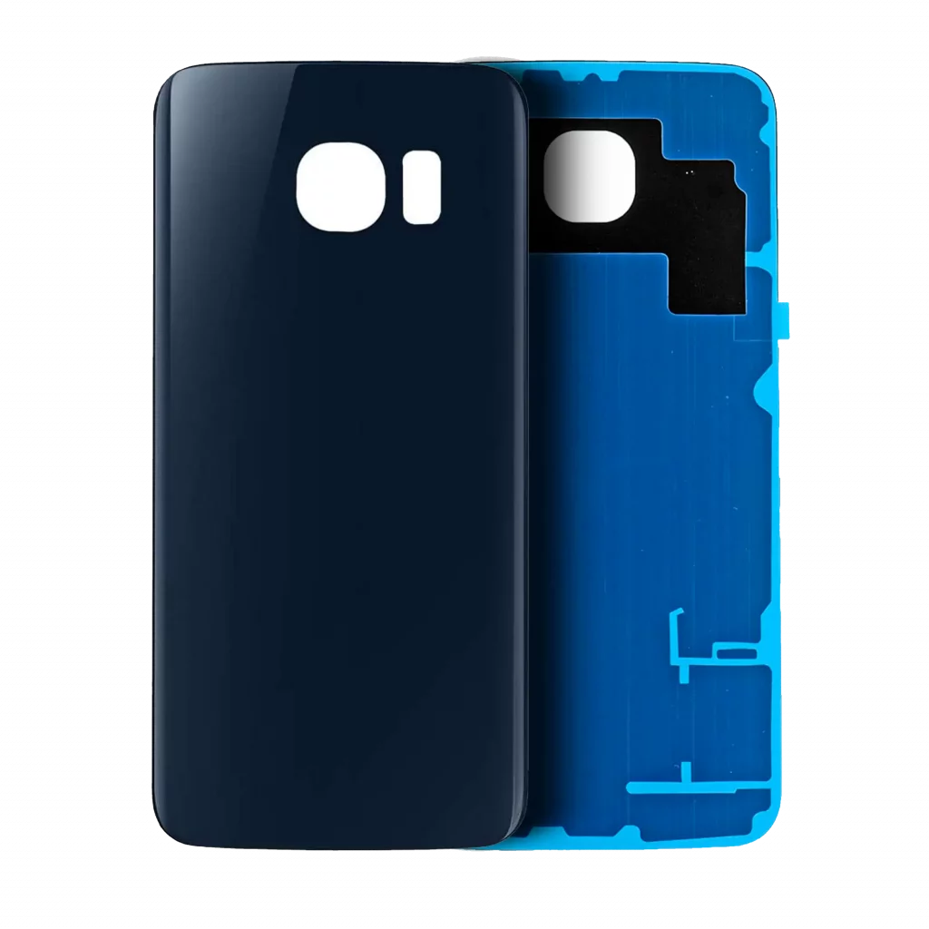 Back Cover Glass For Samsung Galaxy S6 (No Logo) (Aftermarket Plus) (Black Sapphire)