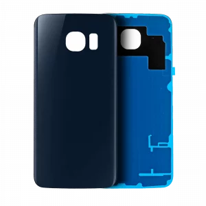 Back Cover Glass For Samsung Galaxy S6 (No Logo) (Aftermarket Plus) (Black Sapphire)