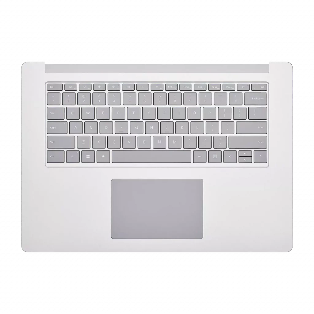 Top Case With Keyboard (ANSI US) For Microsoft Surface Laptop 3 15" (1872 / 1873) (Silver)