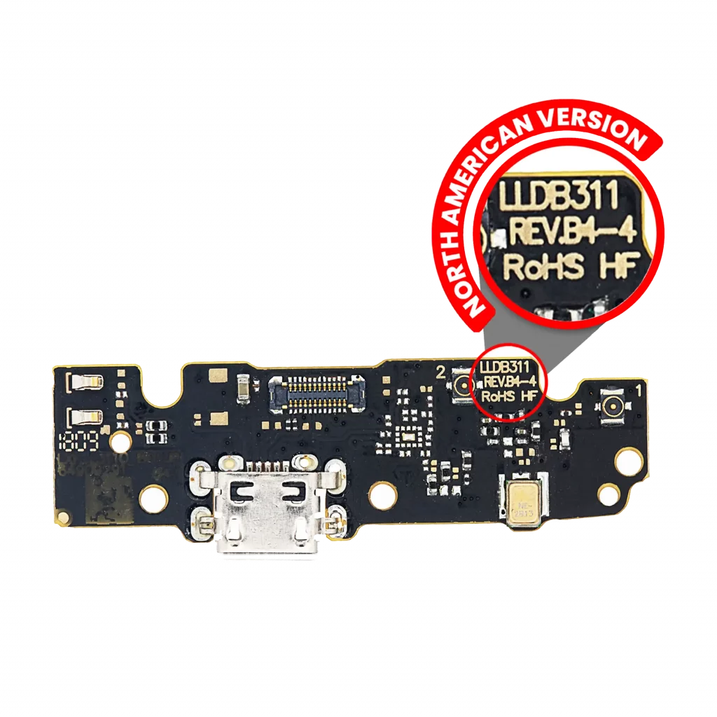 Charging Port Assembly For Motorola Moto G6 Play (XT1922-6/7/9 / 2018) (US Version) (Genuine OEM)