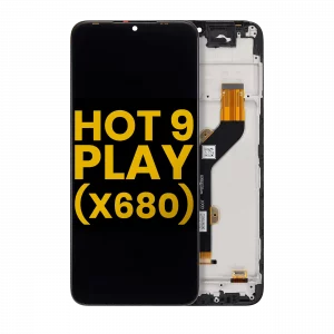 LCD Assembly With Frame For Infinix Hot 9 Play (X680) (Refurbished) (All Colors)