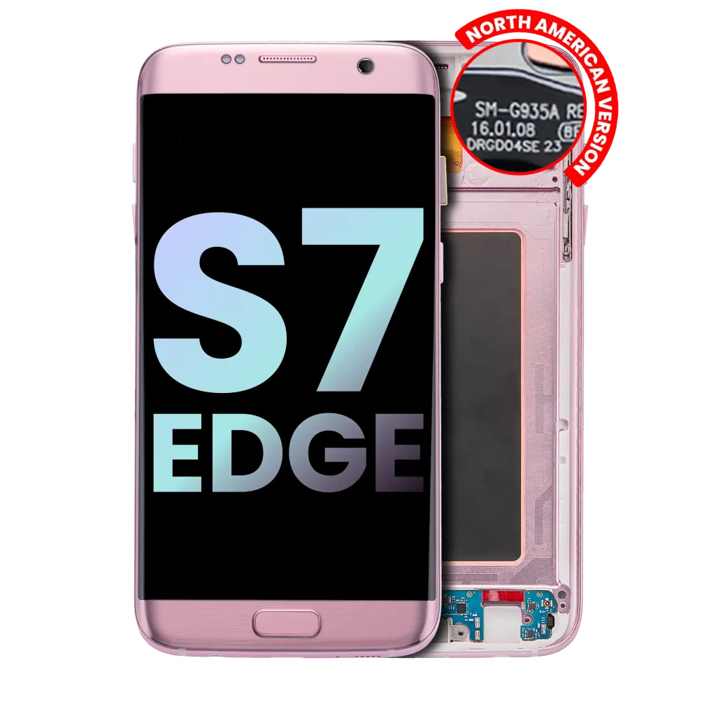 OLED Assembly With Frame For Samsung Galaxy S7 Edge G935A (North American Version) (Service Pack) (Rose Gold)
