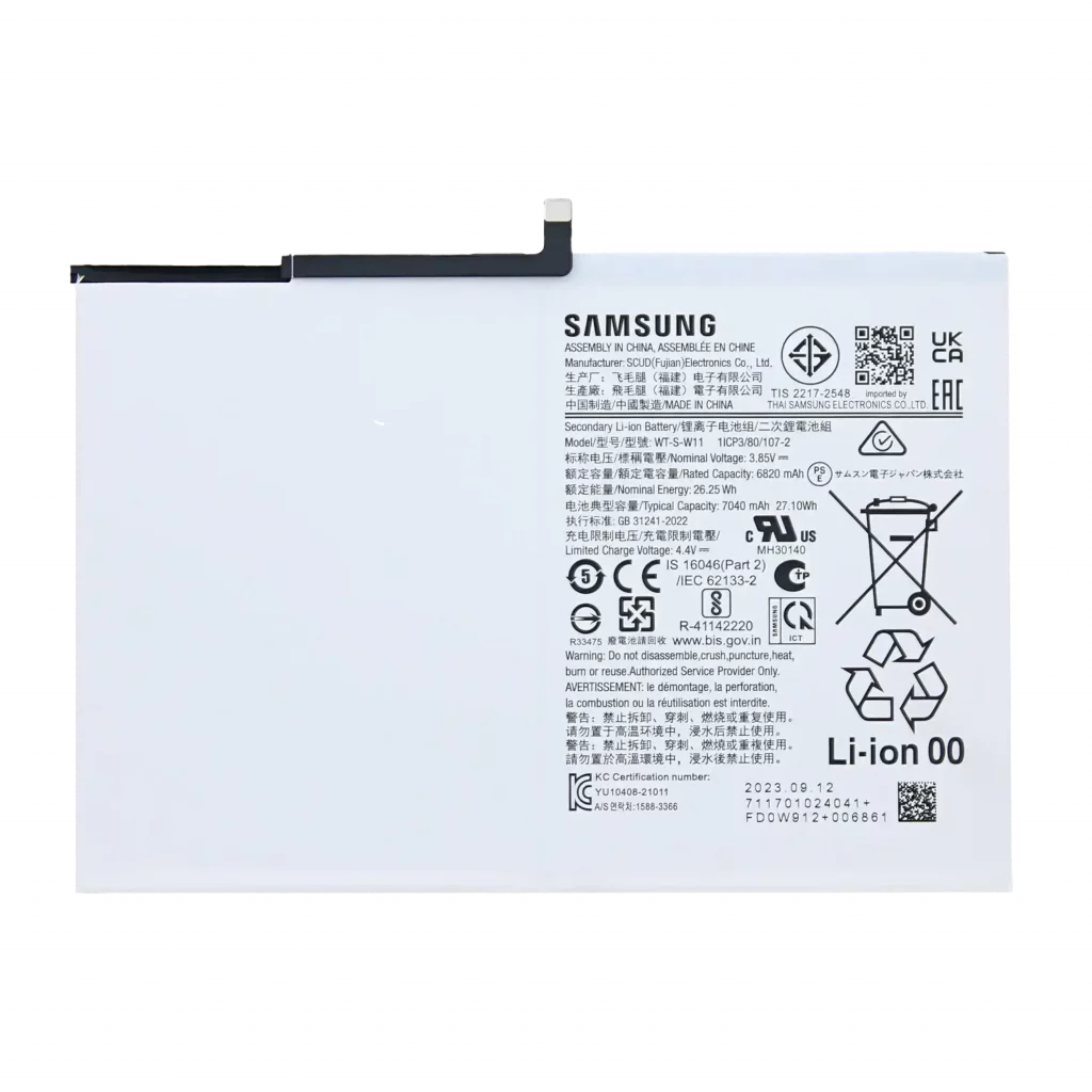 Replacement Battery For Samsung Galaxy Tab A9 Plus (X210 / X215 / X218) (2023)