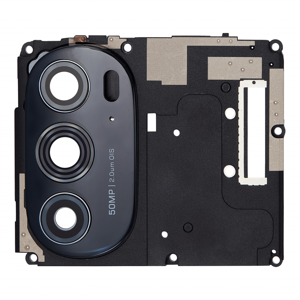 Antenna Cover with Back Camera Lens For Motorola Moto Edge Plus / Edge 30 Pro (XT2201-1/4) / Edge X30 5G (XT2201 -2/6 /2022) (Black)