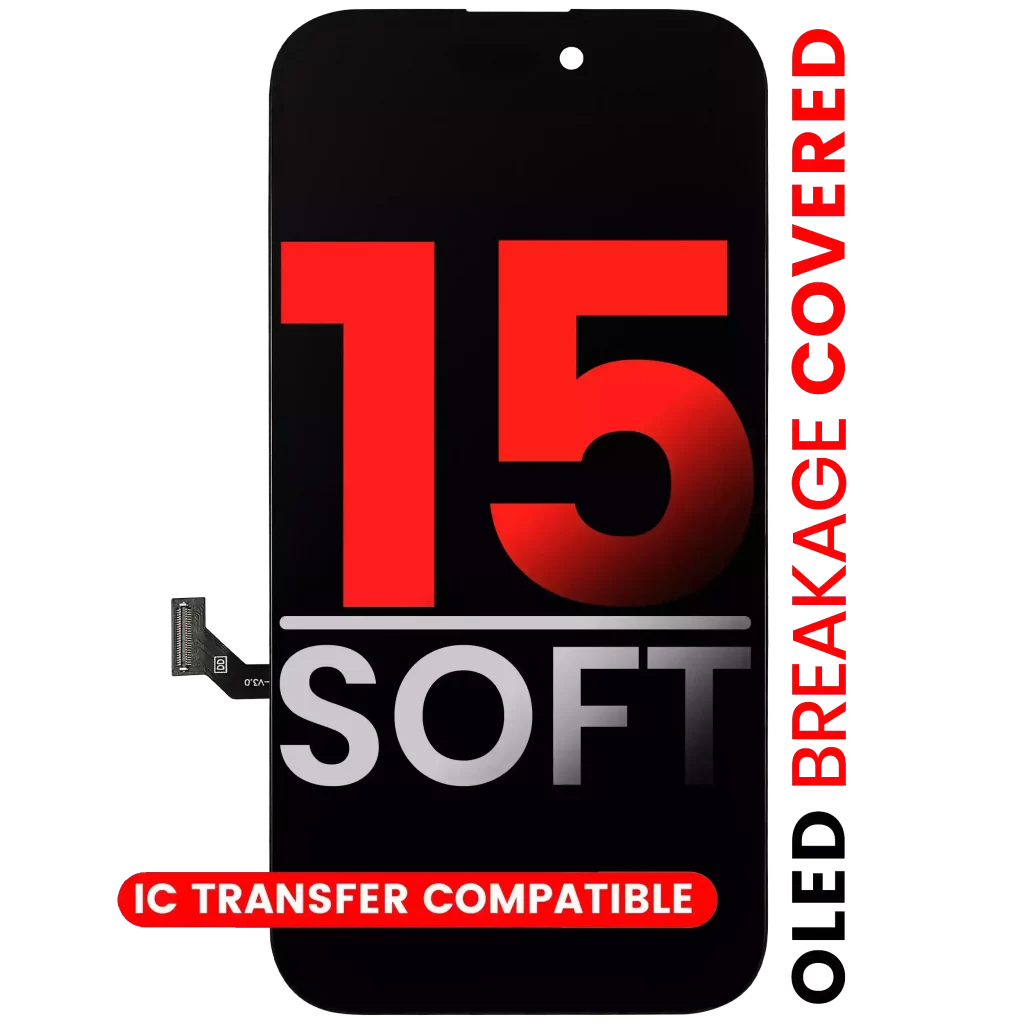 OLED Assembly For iPhone 15 (Aftermarket Pro: XO7 Soft)