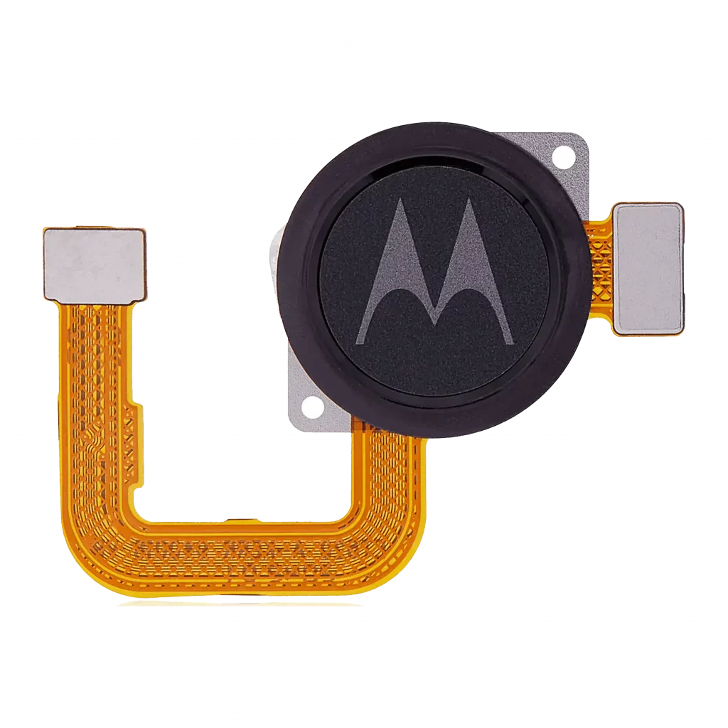 Fingerprint Reader With Flex Cable For Motorola Moto G Power / G8 Power (XT2041 / 2020) (Genuine OEM) (Smoke Black)