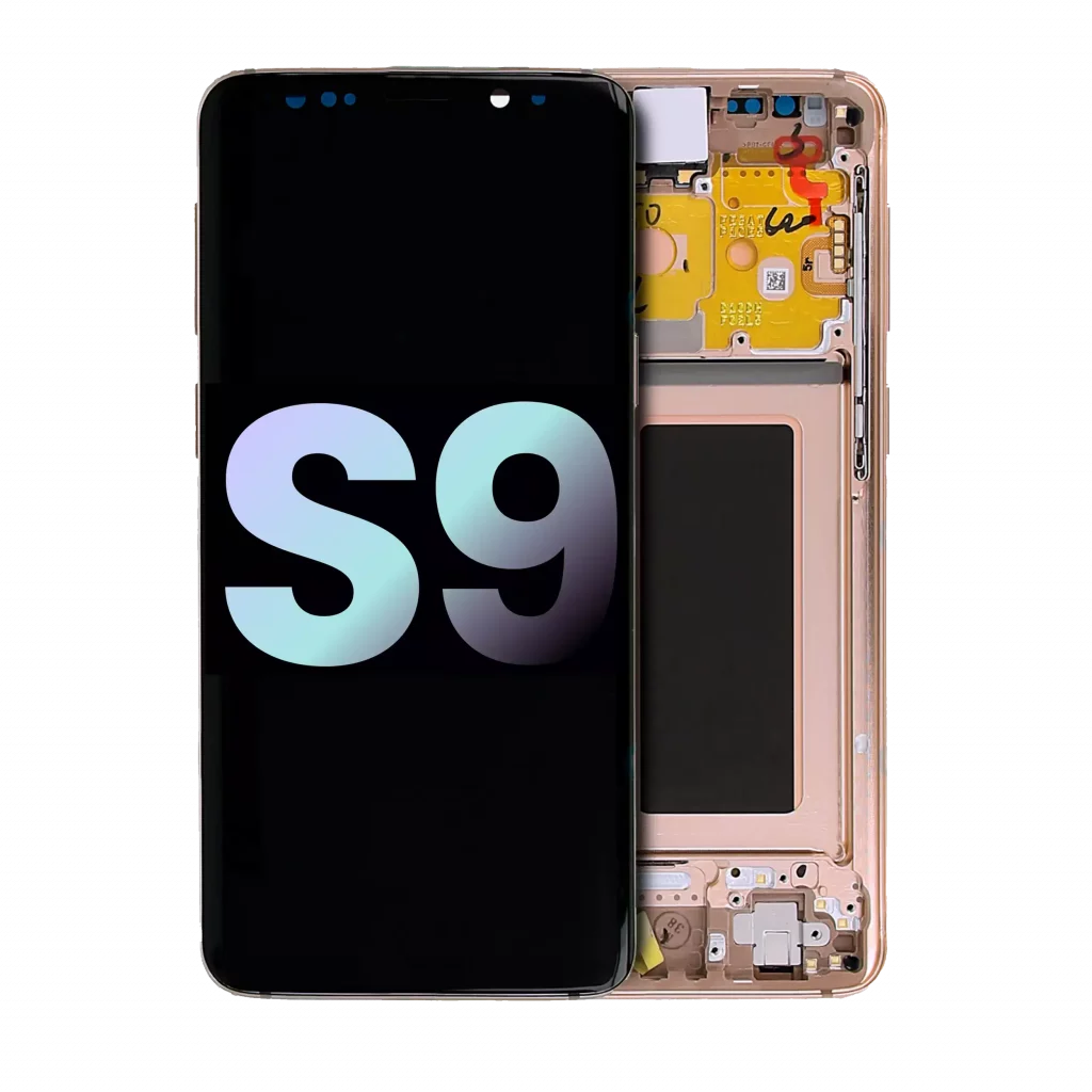 OLED Assembly With Frame For Samsung Galaxy S9 (Service Pack) (Sunrise Gold)