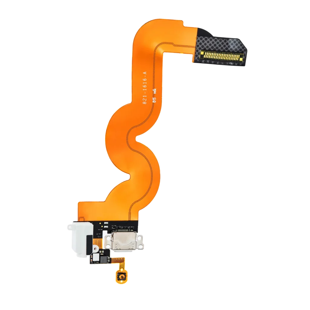 Headphone Jack With Charging Port Flex Cable For iPod Touch 5 (White)