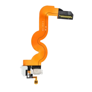 Headphone Jack With Charging Port Flex Cable For iPod Touch 5 (White)