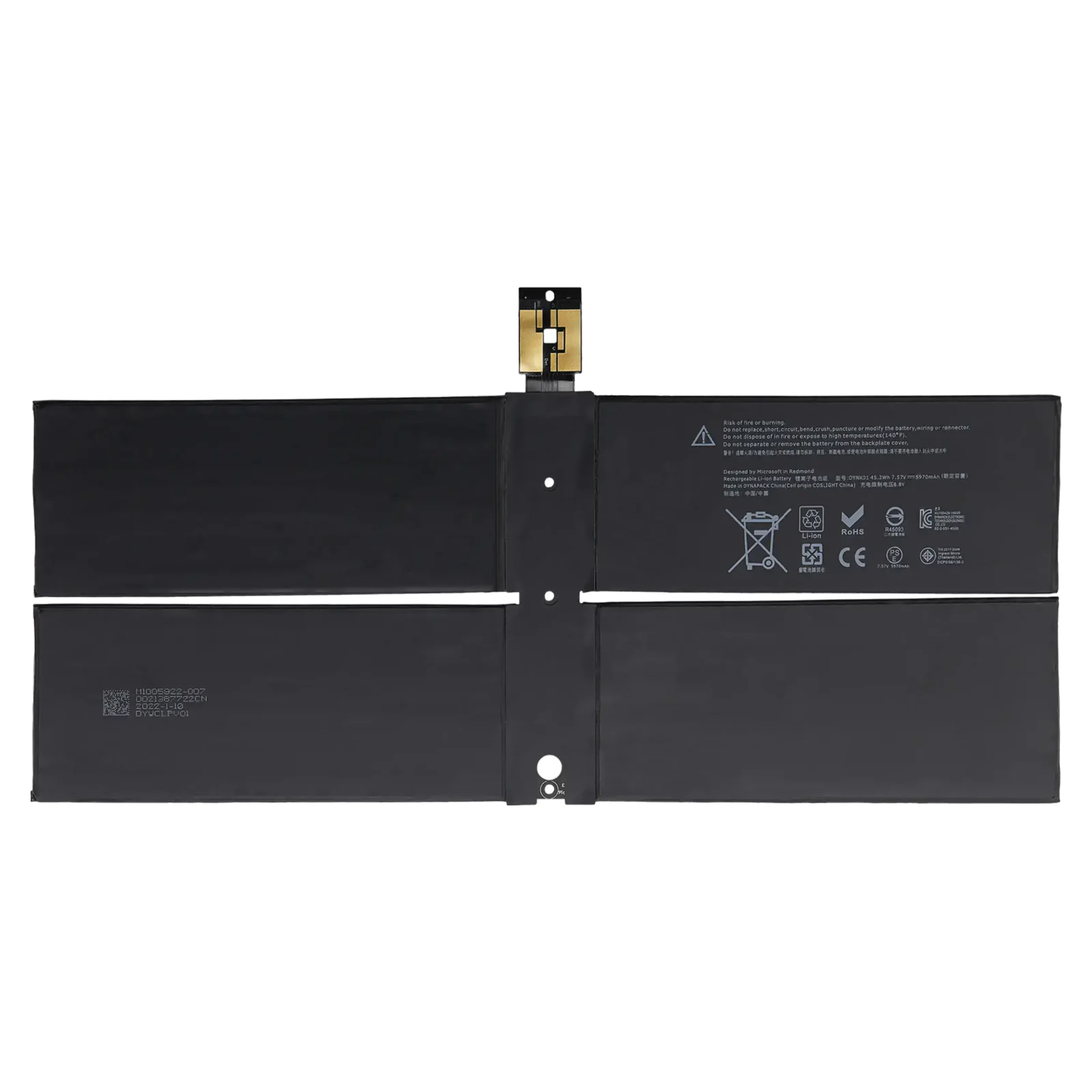 Replacement Battery For Microsoft Surface Laptop 1 13.5" / Book 1 (1769) (G3HTA036H DYNK01)