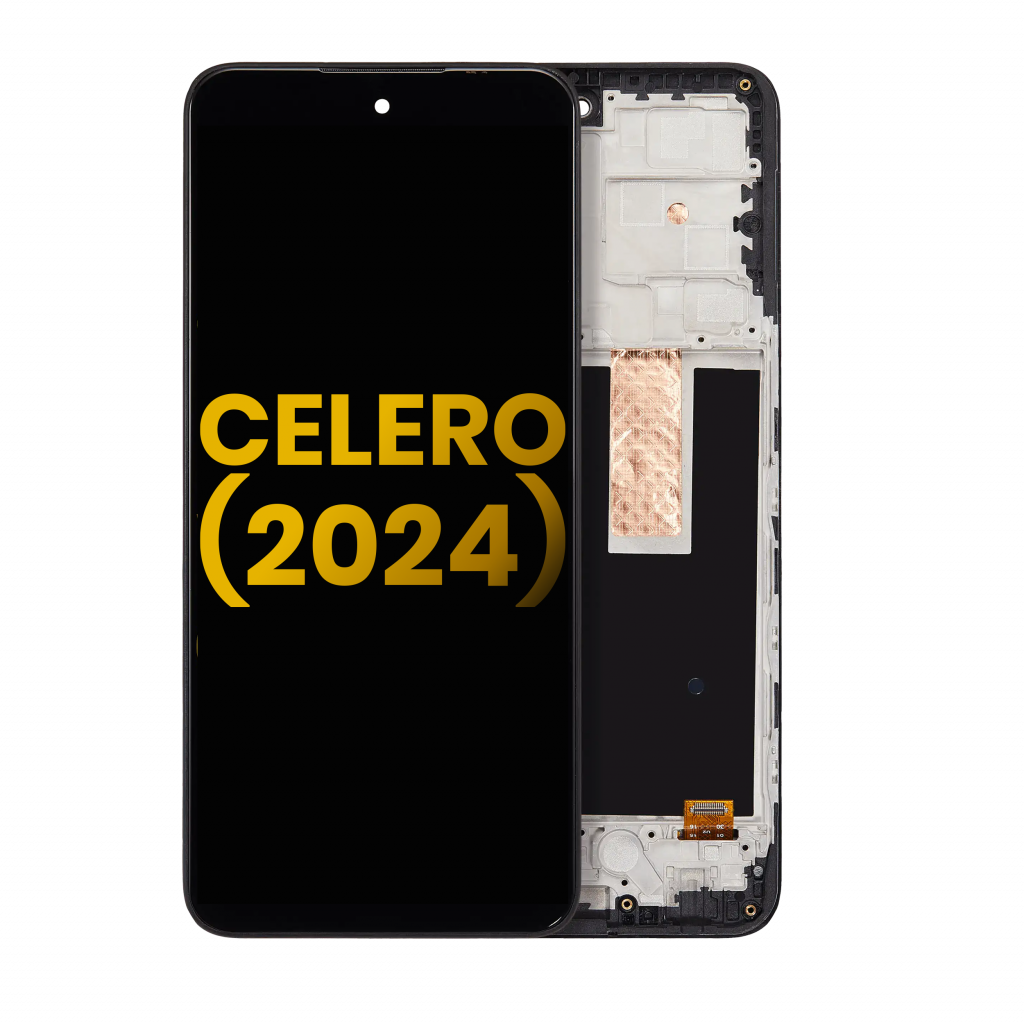 LCD Assembly With Frame For Boost Mobile Celero 5G (2024) (Refurbished) (All Colors)