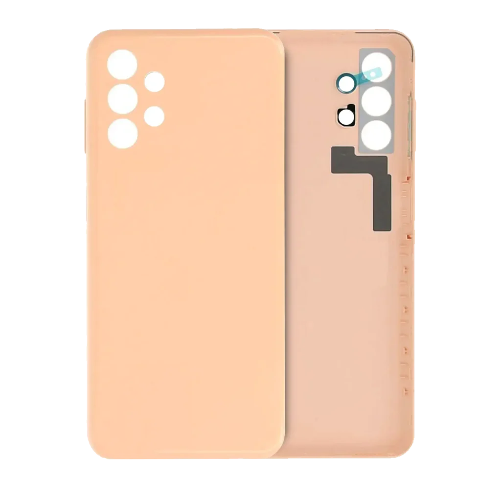 Back Cover Glass For Samsung Galaxy A13 4G (A135 / 2022) (Service Pack) (Peach)
