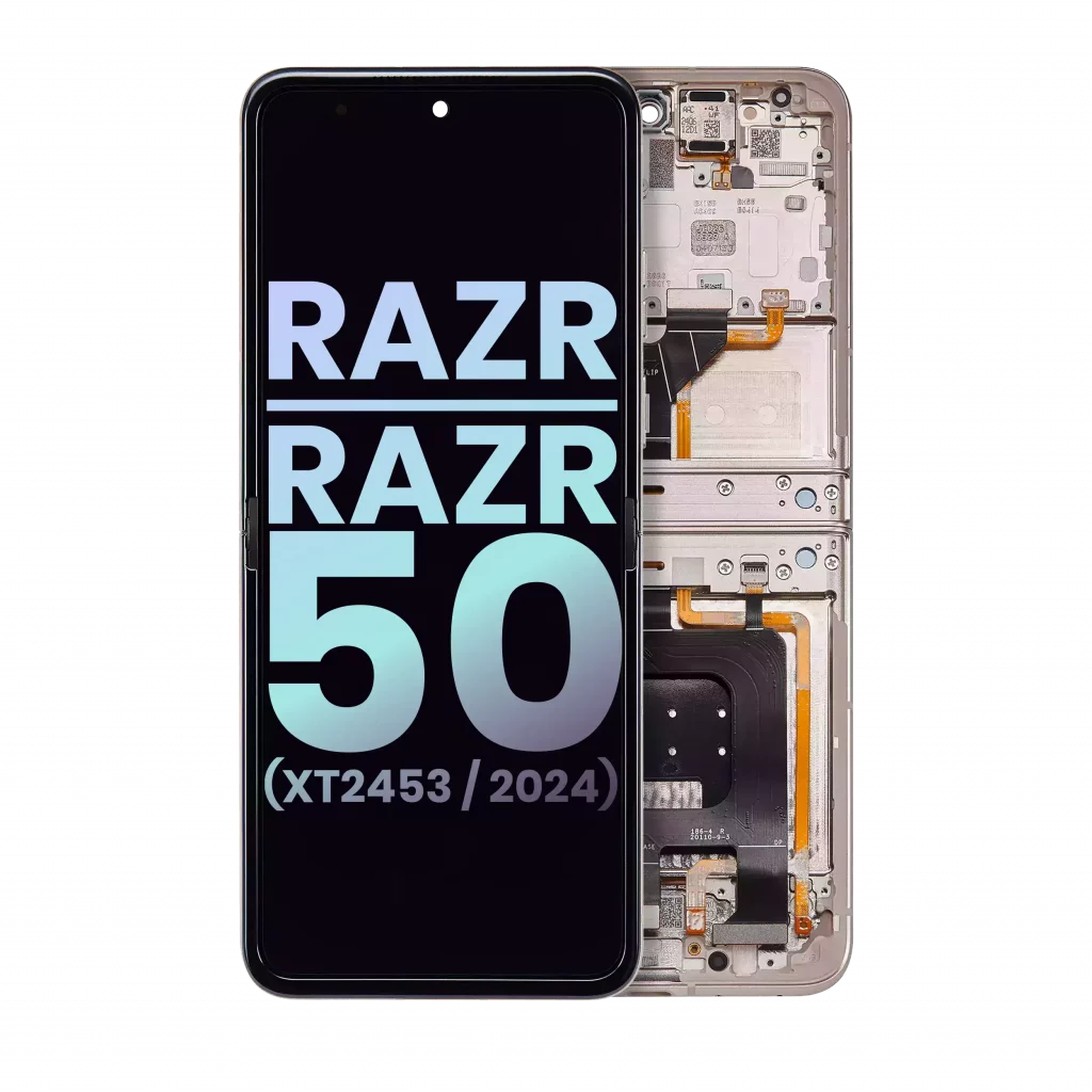 Main OLED Assembly For Motorola Razr / Razr 50 (XT2453 / 2024) (Genuine OEM) (Beach Sand)