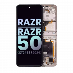 Main OLED Assembly For Motorola Razr / Razr 50 (XT2453 / 2024) (Genuine OEM) (Beach Sand)