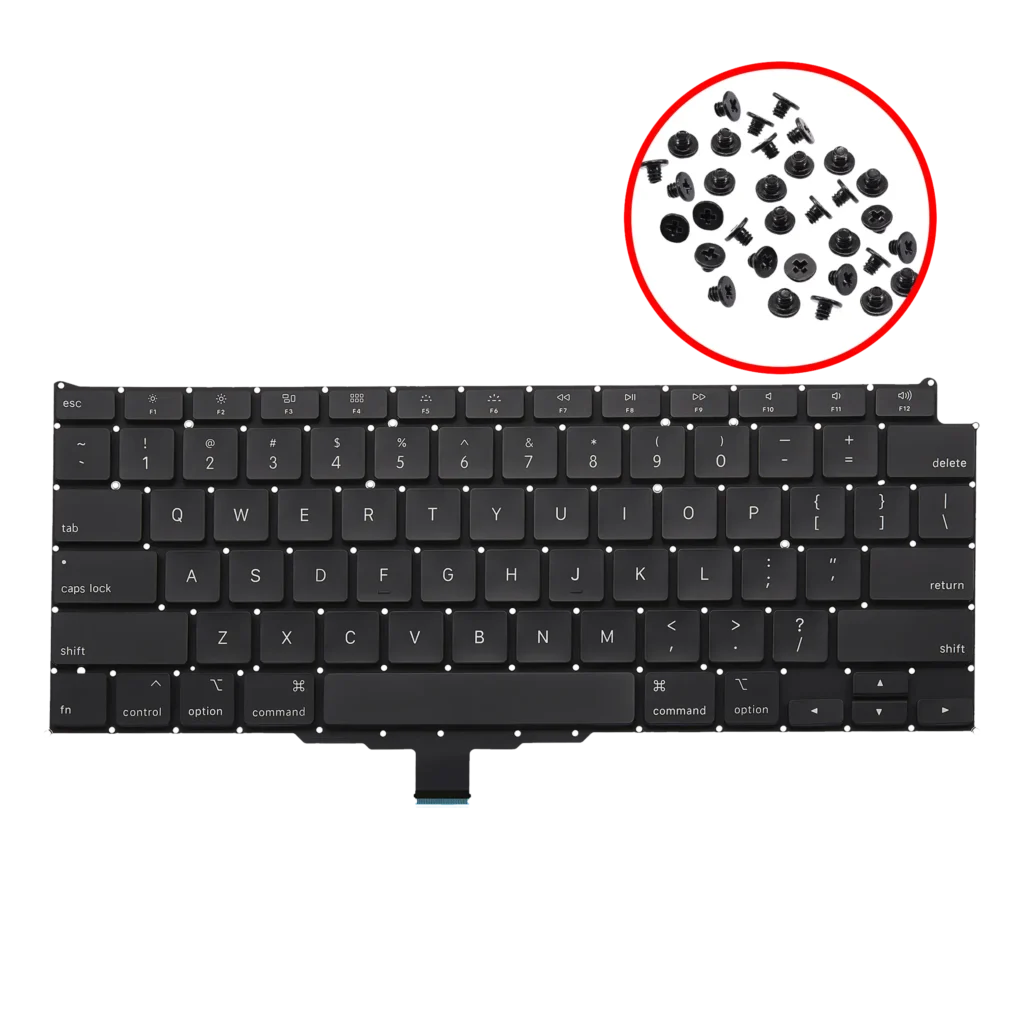 Keyboard W/ Backlight & Screws For MacBook Air 13" A2179 (2020) (US English)