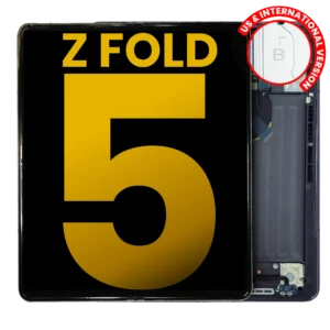 Inner OLED Assembly With Frame For Samsung Galaxy Z Fold 5 5G (US & International) (Refurbished) (Phantom Black)