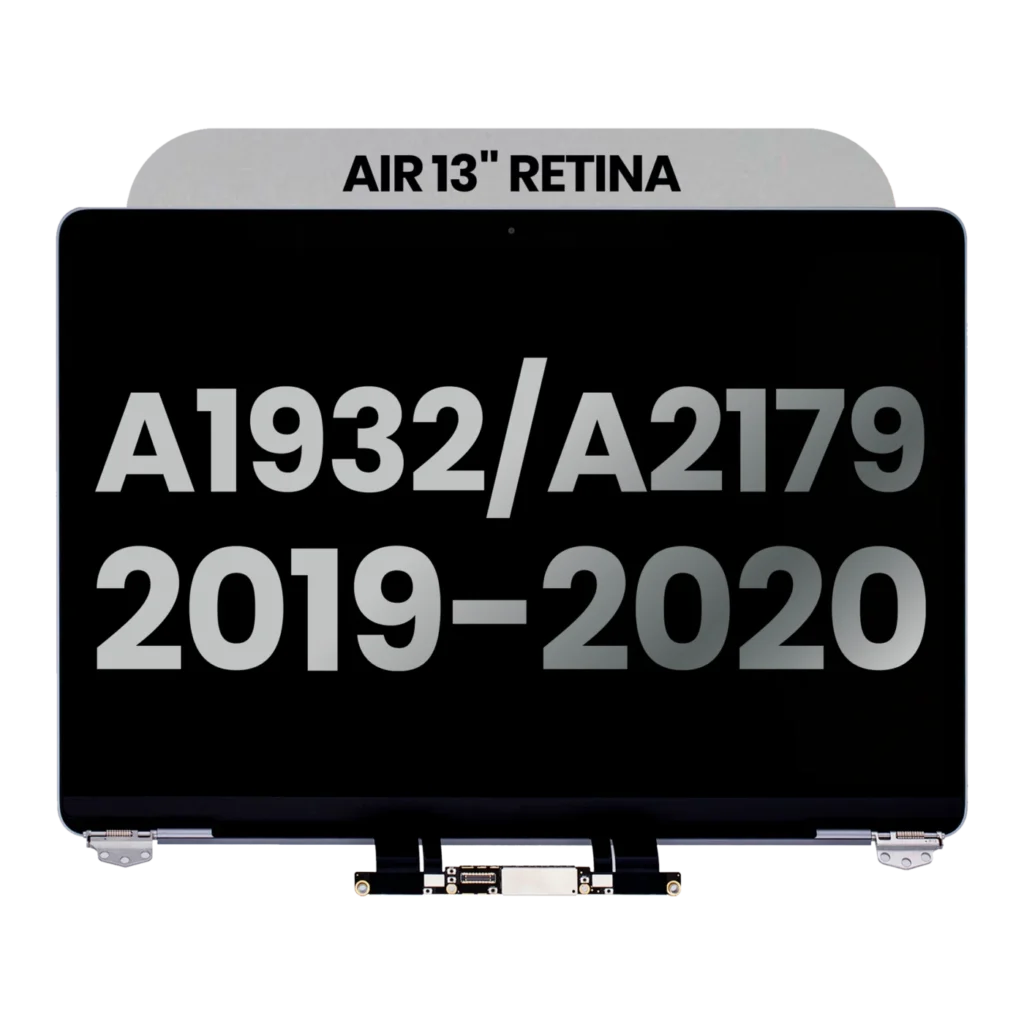 Complete LCD Display Assembly For MacBook Air 13" A1932 (2019) / A2179 (2020) (Used OEM Pull: Grade A) (Space Gray)