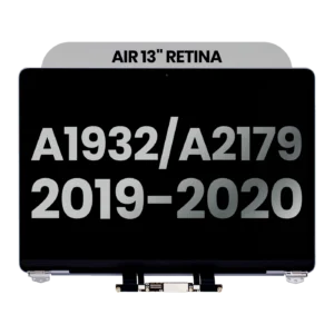Complete LCD Display Assembly For MacBook Air 13" A1932 (2019) / A2179 (2020) (Used OEM Pull: Grade A) (Space Gray)