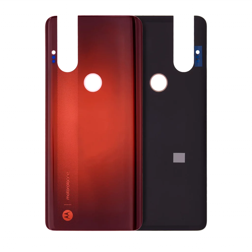 Back cover Glass For Motorola One Hyper (XT2027-1 / 2020) (Genuine OEM) (Red)