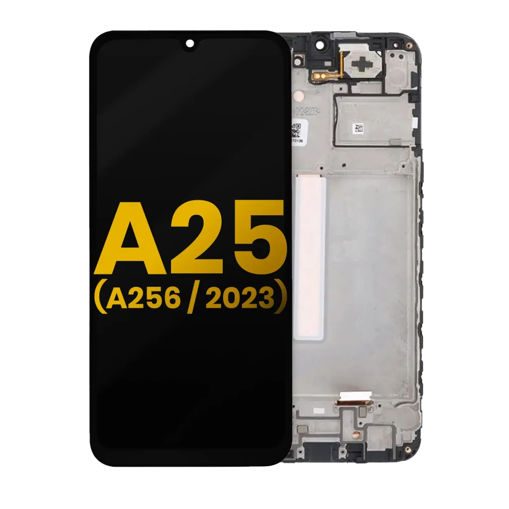 OLED Assembly With Frame For Samsung Galaxy A25 5G (A256 / 2023) (Refurbished) (All Colors)
