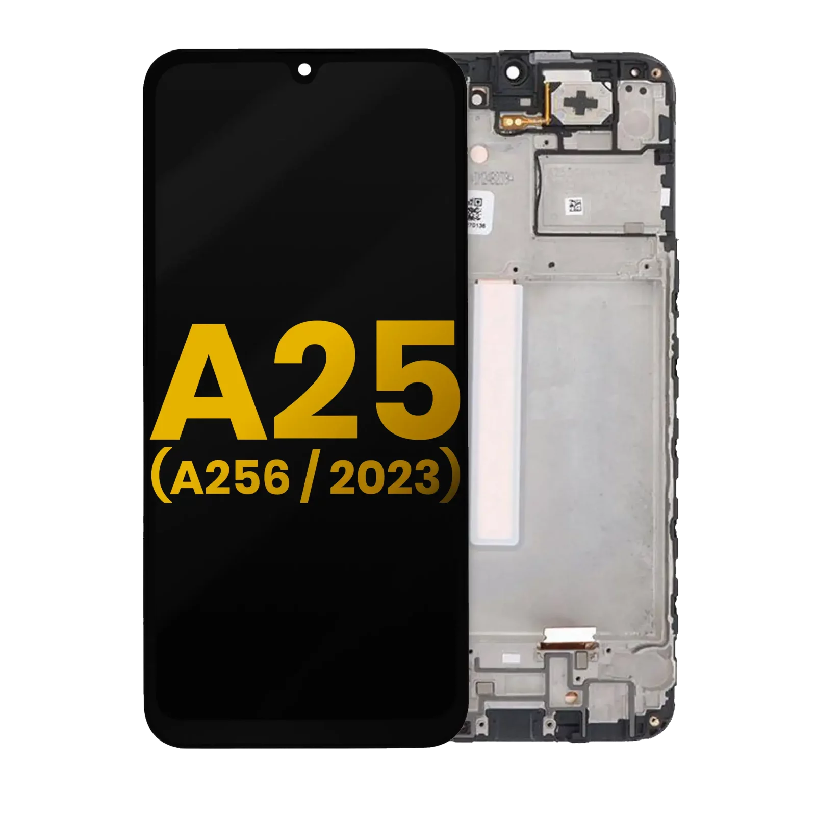 OLED Assembly With Frame For Samsung Galaxy A25 5G (A256 / 2023) (Refurbished) (All Colors)