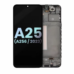 OLED Assembly With Frame For Samsung Galaxy A25 5G (A256 / 2023) (Service Pack) (All Colors)