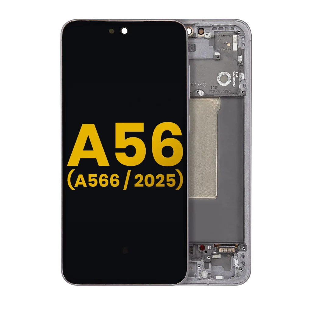 OLED Assembly With Frame For Samsung Galaxy A56 5G (A566 / 2025) (Refurbished) (Graphite)