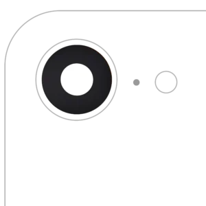 Back Camera Lens (Glass Only) With Adhesive For iPhone 16e / 17e (Premium) (Real Sapphire)