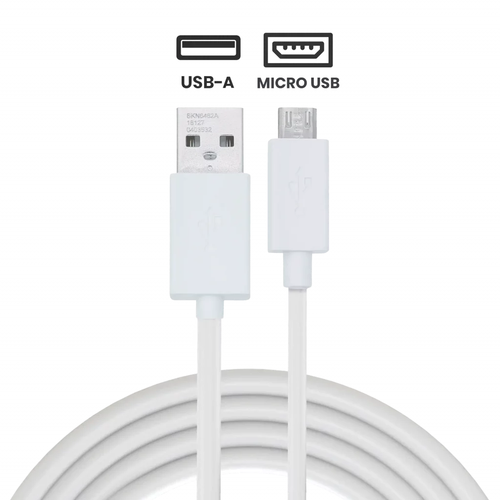 Micro USB To USB Type A Cable (Generic) (White)