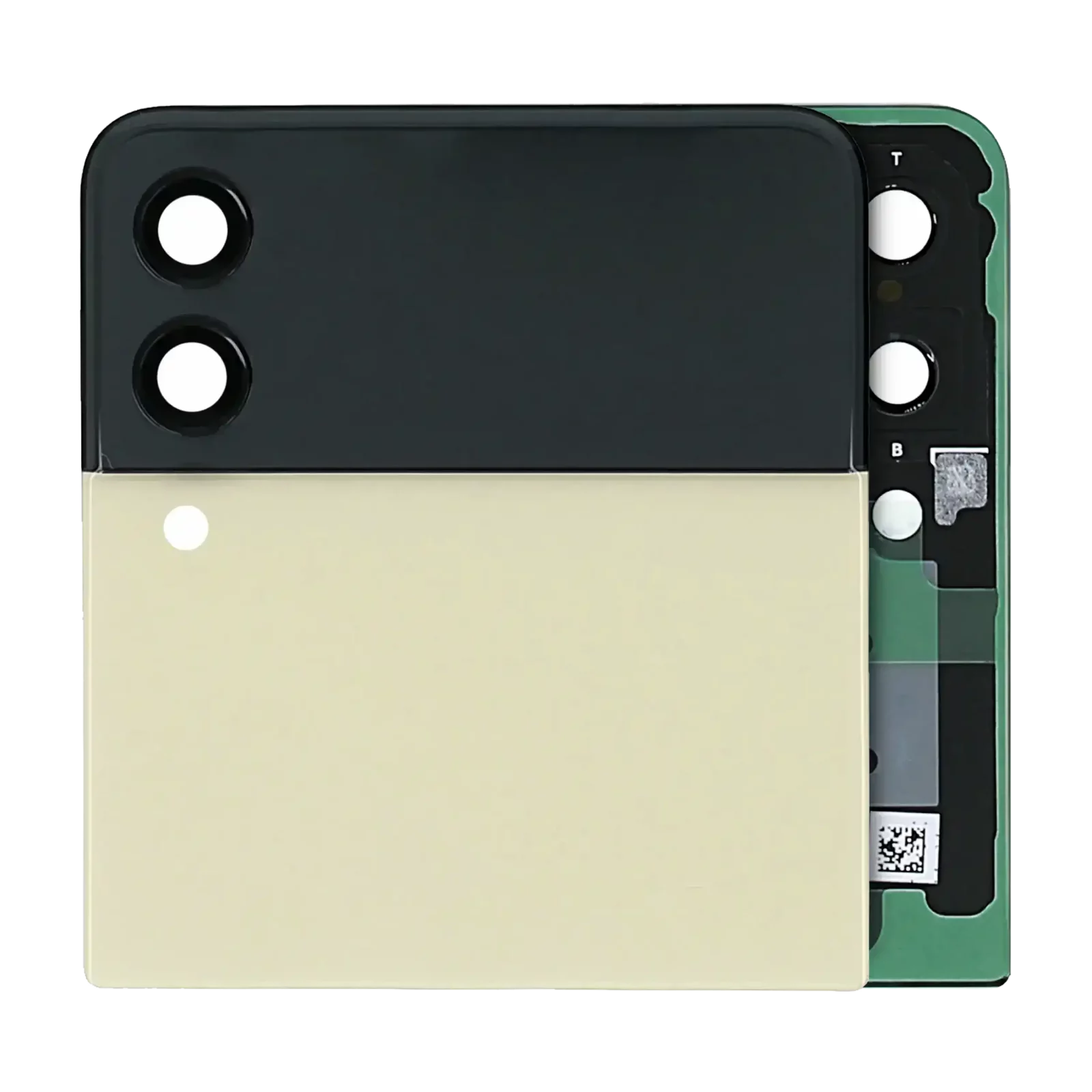 Outer OLED Assembly For Samsung Galaxy Z Flip 3 5G (Service Pack) (Cream)