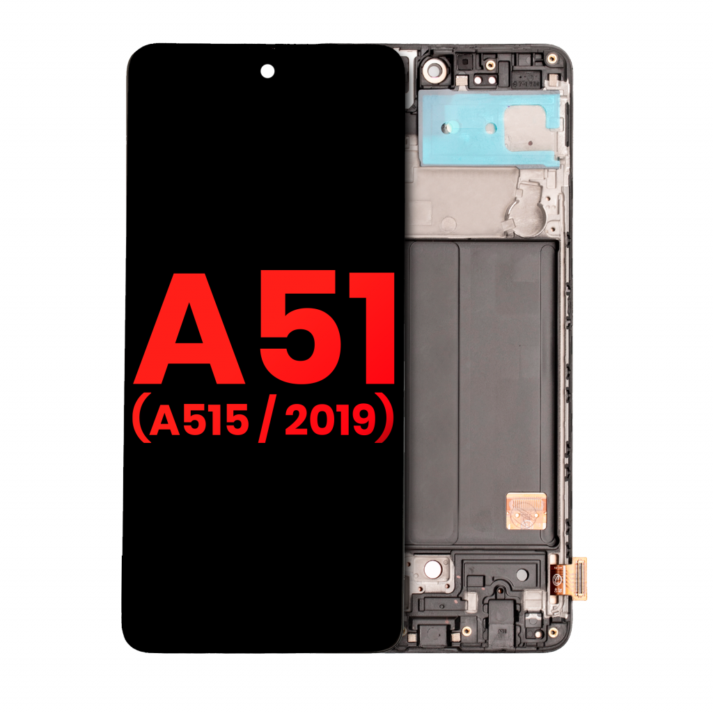 OLED Assembly With Frame For Samsung Galaxy A51 4G (A515 / 2019) (6.33") (Aftermarket Plus) (All Colors)