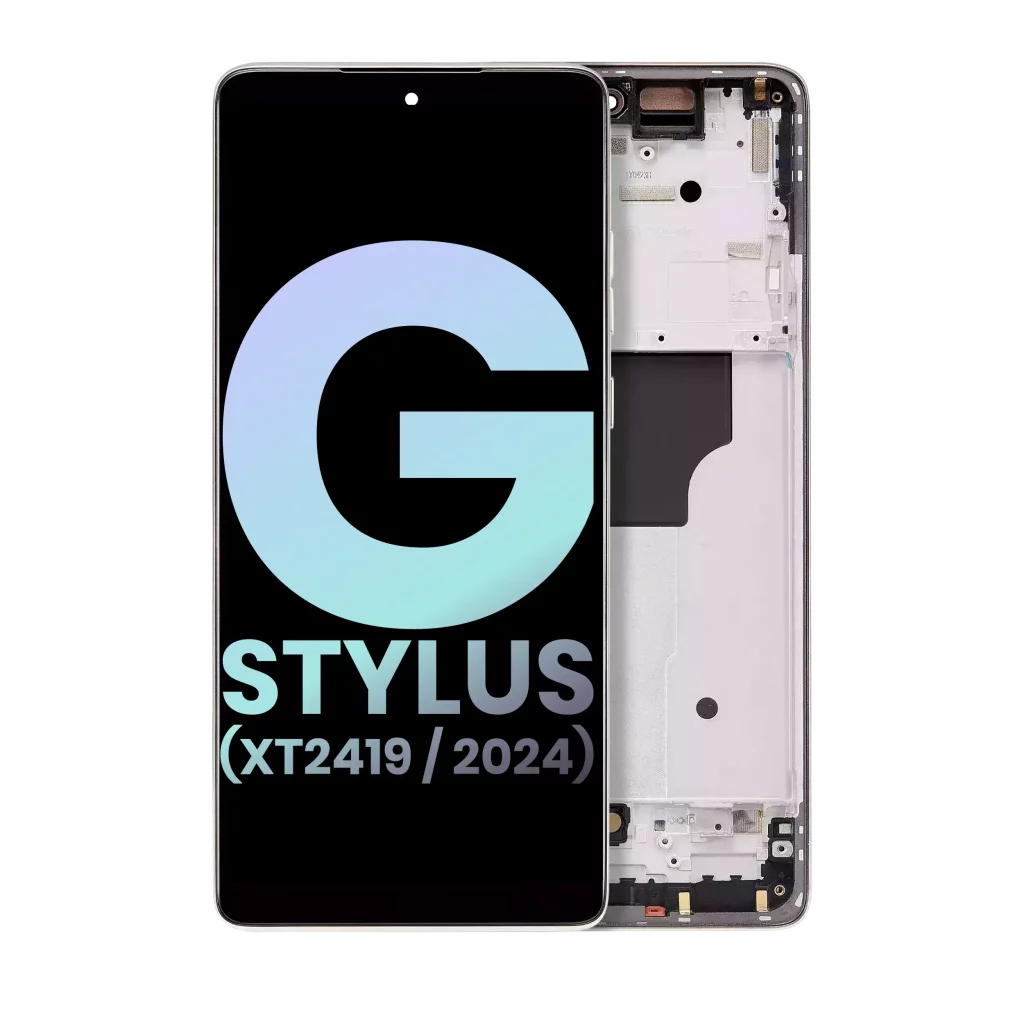 OLED Assembly With Frame For Motorola Moto G Stylus 5G (XT2419 / 2024) (Genuine OEM) (Caramel Latte)