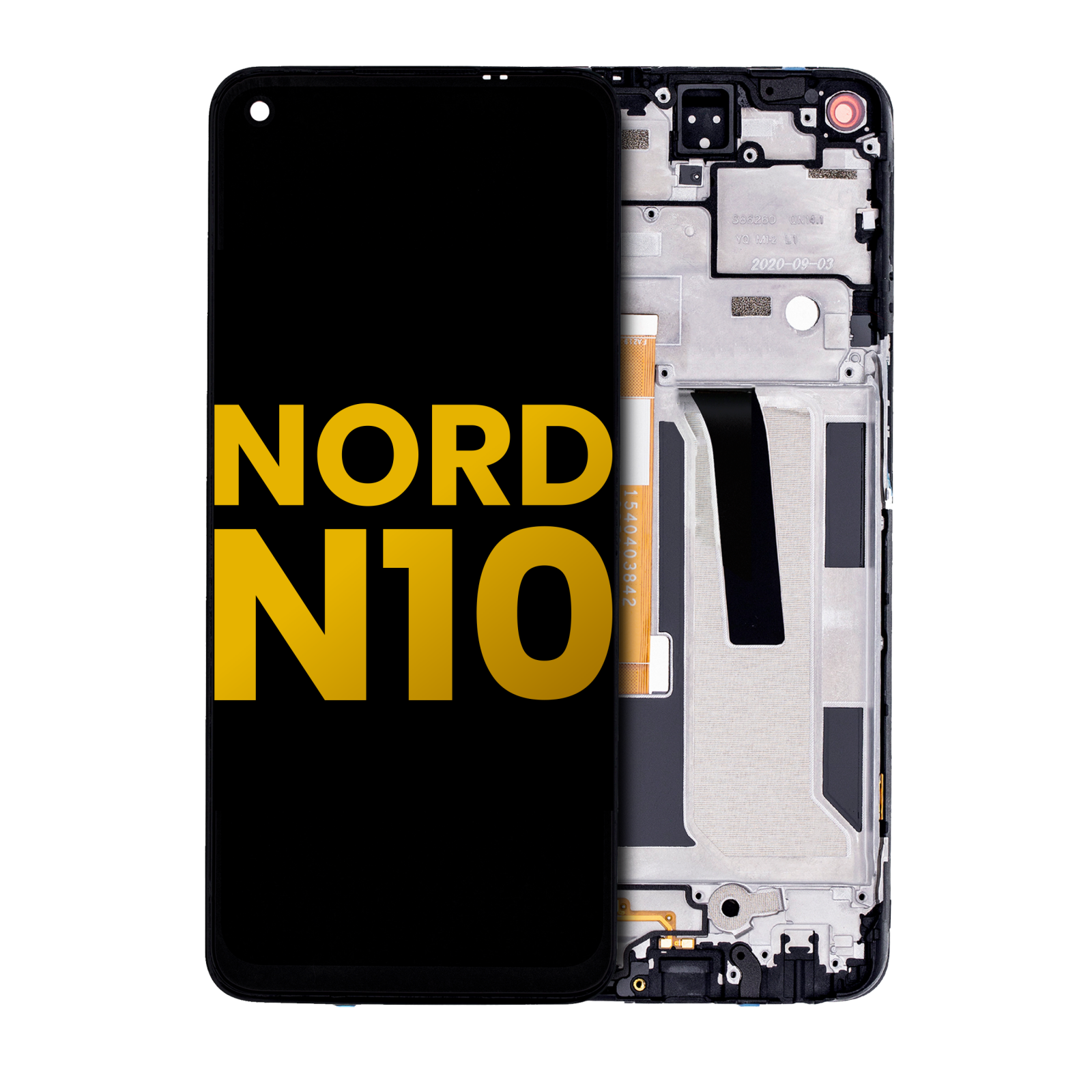 LCD Assembly With Frame For OnePlus Nord N10 5G (Refurbished) (Midnight Ice)