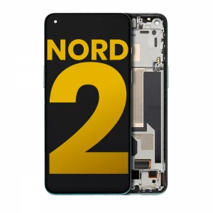 OLED Assembly With Frame For OnePlus Nord 2 5G (Refurbished) (Green Wood)