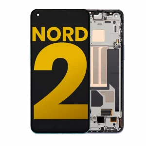 OLED Assembly With Frame For OnePlus Nord 2 5G (Refurbished) (Gray Sierra)