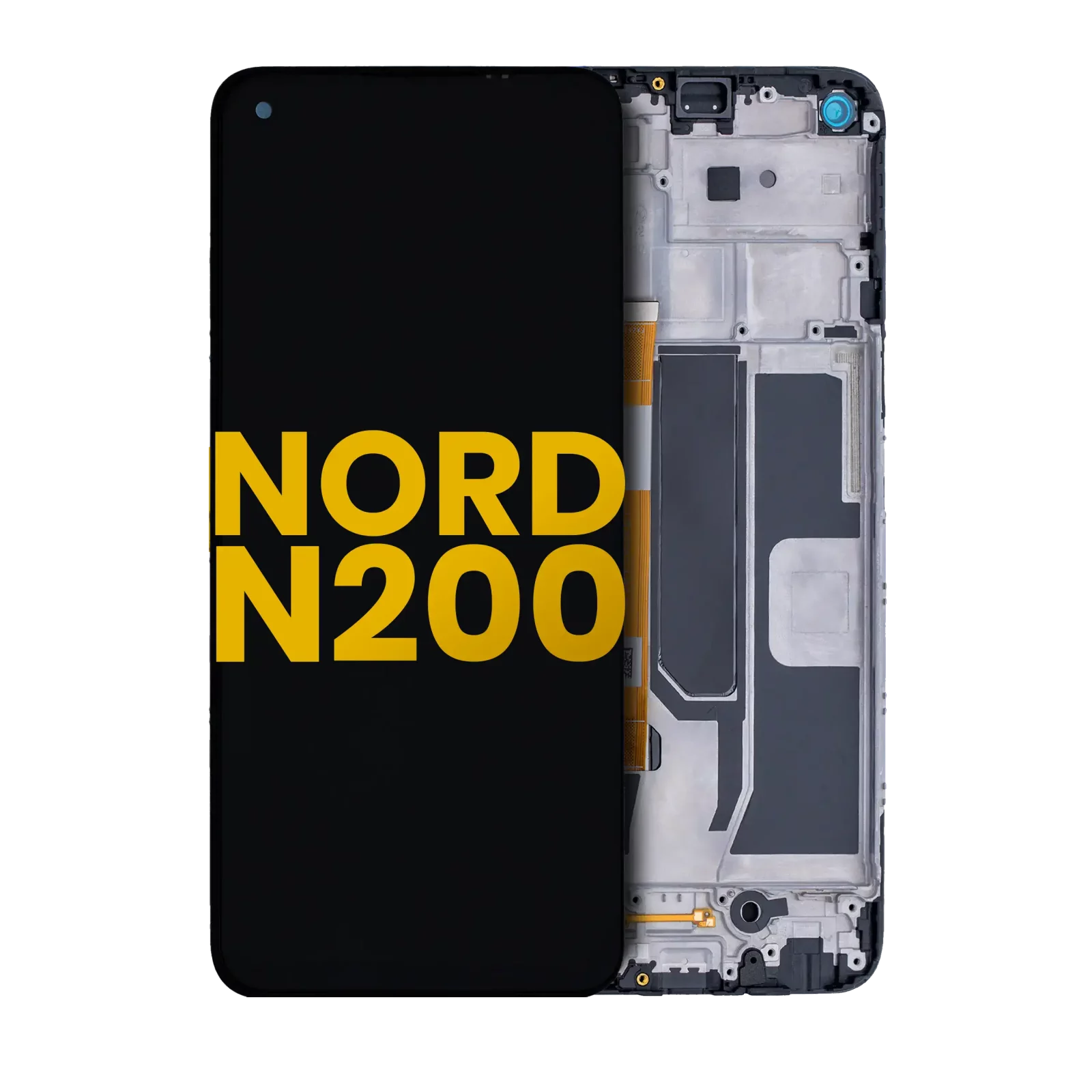 LCD Assembly With Frame For OnePlus Nord N200 5G (Refurbished) (All Colors)