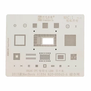 CPU Stencil For MacBook 12" A1534 (2015) (MAC 1)