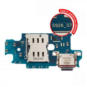 Charging Port Board With Sim Card Reader For Samsung Galaxy S24 Plus 5G (S926U) (US Version) (Premium)