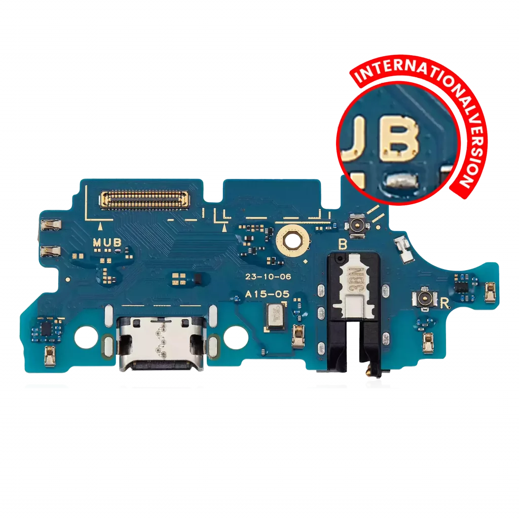 Charging Port Board With Headphone Jack For Samsung Galaxy A15 (A155 / 2023) / A15 5G (A156 / 2023) (International Version) (Premium)