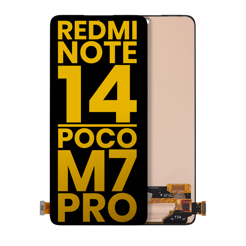 OLED Assembly Without Frame For Xiaomi Redmi Note 14 4G / Note 14 5G / Poco M7 Pro 5G (International Version) (Refurbished) (All Colors)
