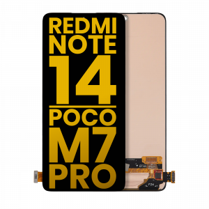 OLED Assembly Without Frame For Xiaomi Redmi Note 14 4G / Note 14 5G / Poco M7 Pro 5G (International Version) (Refurbished) (All Colors)