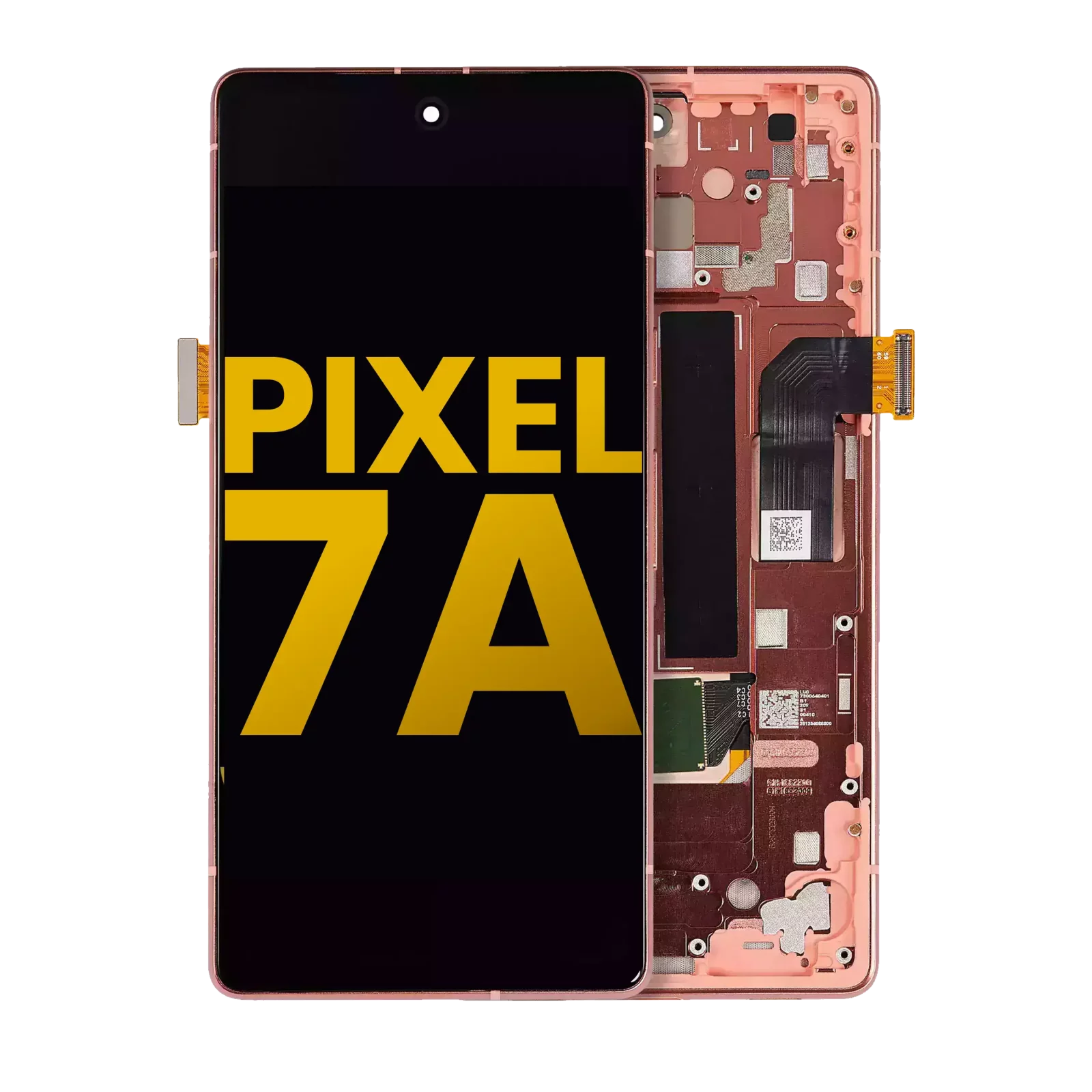 OLED Assembly With Frame (With Fingerprint Sensor ) For Google Pixel 7a 5G (Refurbished) (Coral)