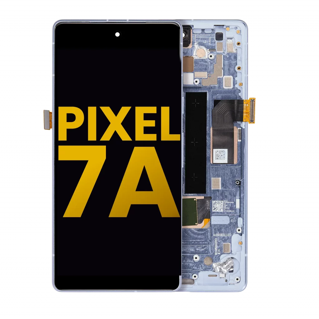 OLED Assembly With Frame (With Fingerprint Sensor ) For Google Pixel 7a 5G (Refurbished) (Sea)