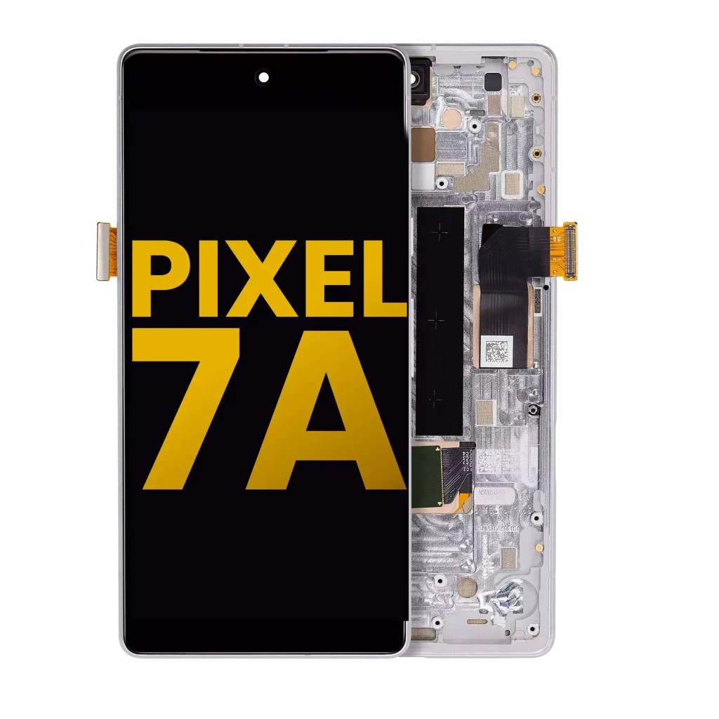 OLED Assembly With Frame (With Fingerprint Sensor ) For Google Pixel 7a 5G (Refurbished) (Snow)