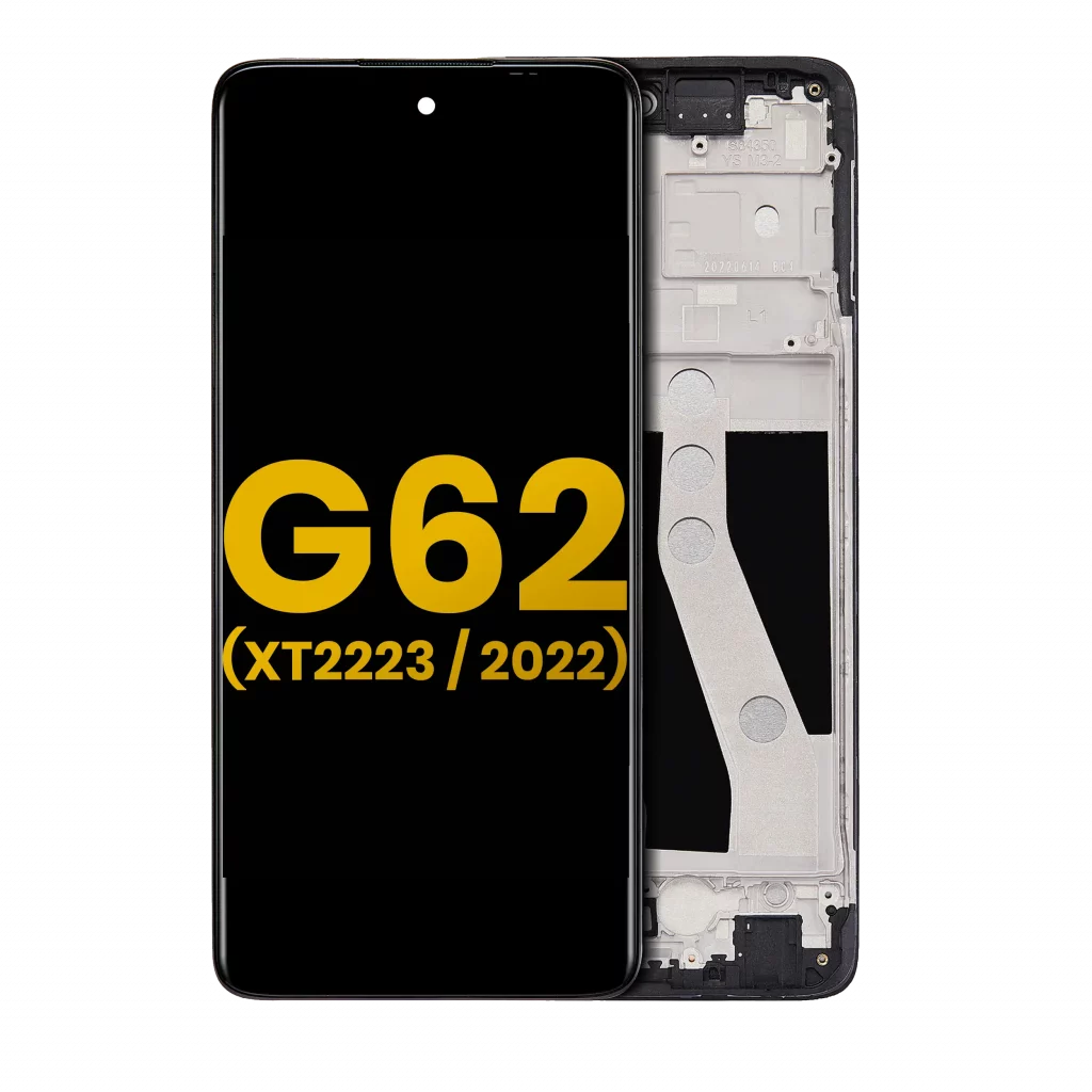 LCD Assembly With Frame For Motorola Moto G62 5G (XT2223 / 2022) (Refurbished) (All Colors)