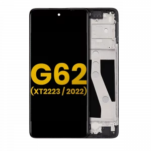 LCD Assembly With Frame For Motorola Moto G62 5G (XT2223 / 2022) (Refurbished) (All Colors)