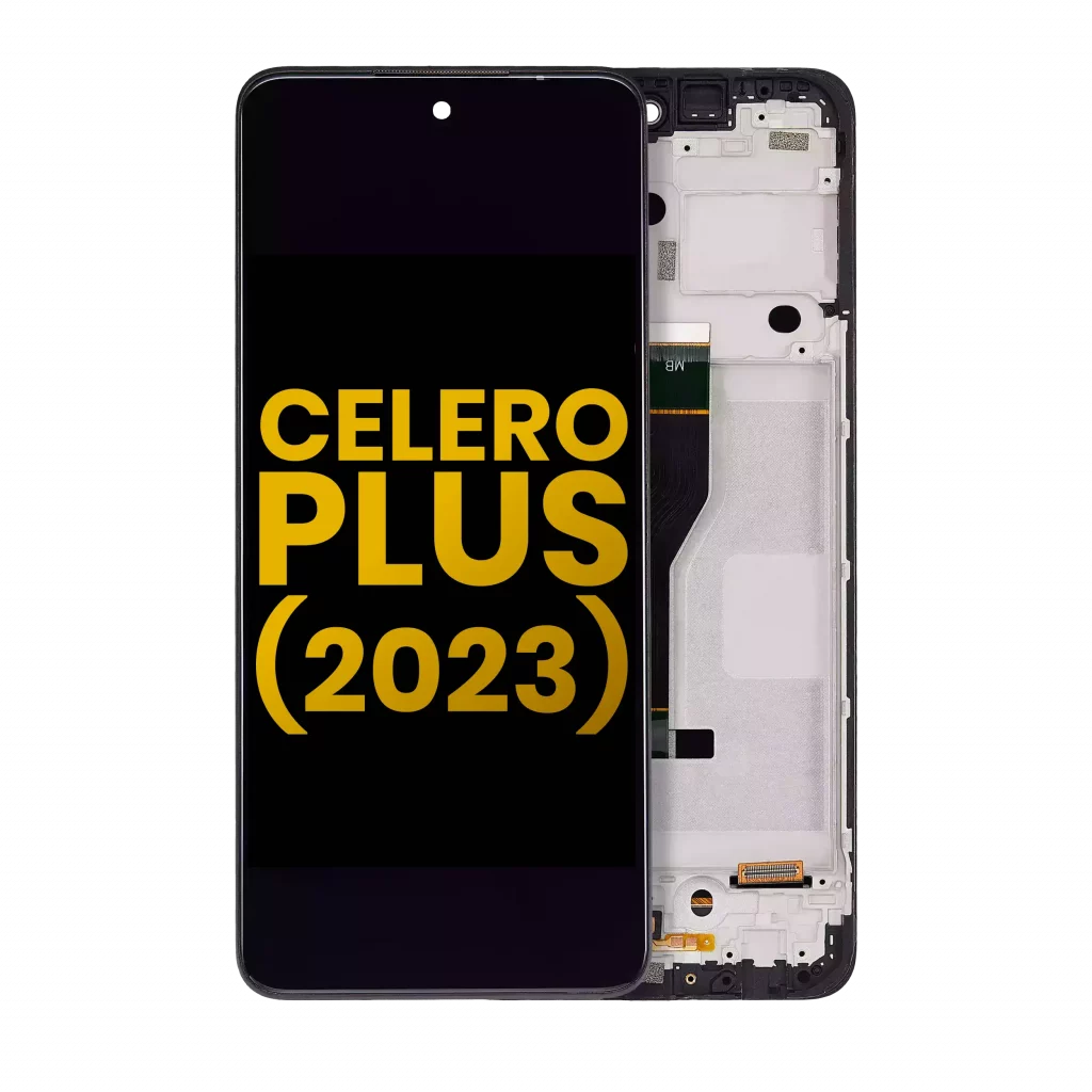 LCD Assembly With Frame For Boost Mobile Celero 5G Plus (2023) (Refurbished) (All Colors)