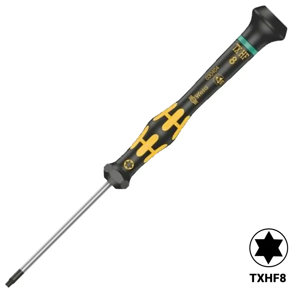 Kraftform Micro ESD Torx screwdriver With Screw Hold Function 8 X 60 MM (1567) (Wera)