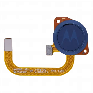 Fingerprint Scanner With Flex Cable For Motorola Moto E (XT2052 / 2020) (Genuine OEM) (Midnight Blue)