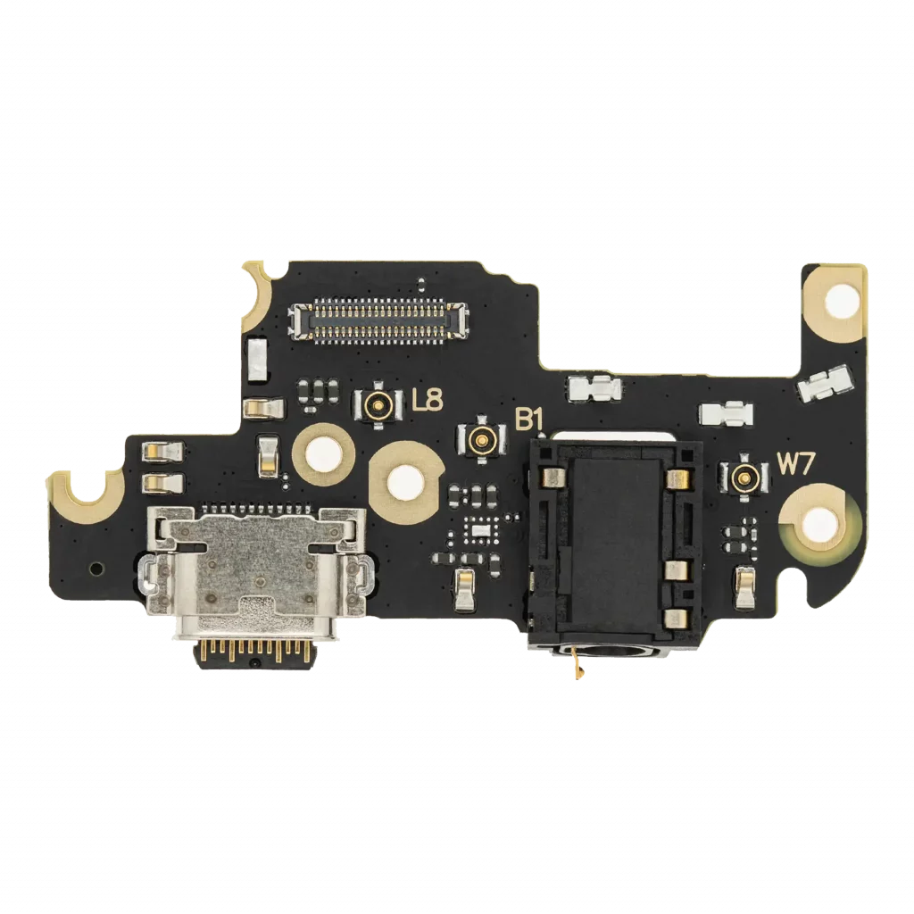 Charging Port Flex Cable With Headphone Jack For Motorola Moto One 5G Ace (XT2113-2 / -5 / 2021) (Genuine OEM)